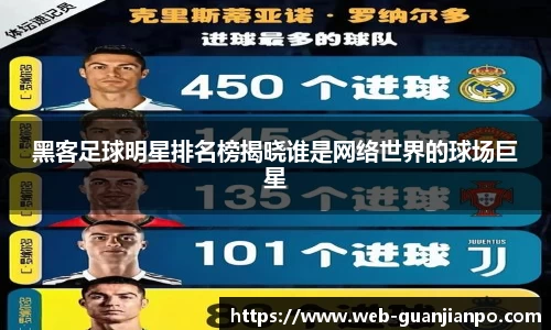 黑客足球明星排名榜揭晓谁是网络世界的球场巨星
